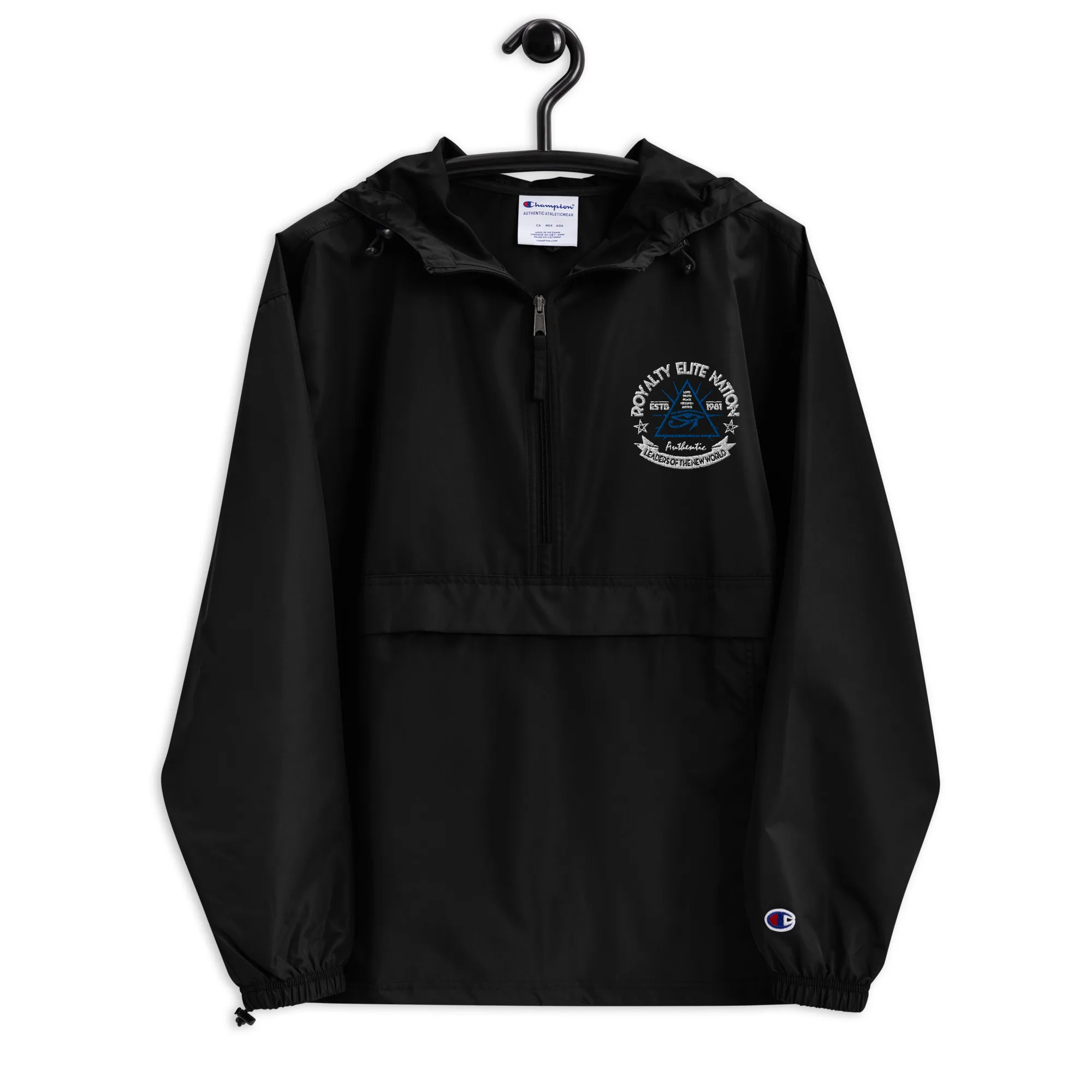 Embroidered Champion Packable Jacket - Image 7