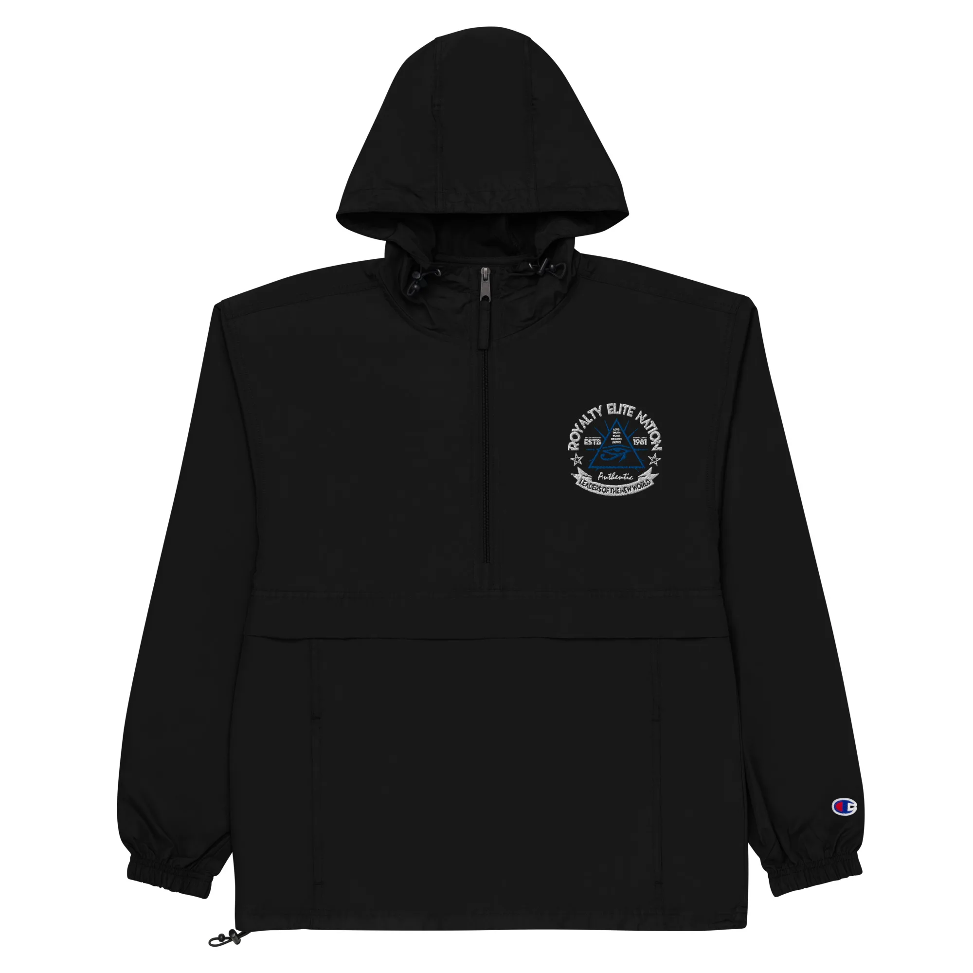 Embroidered Champion Packable Jacket - Image 8