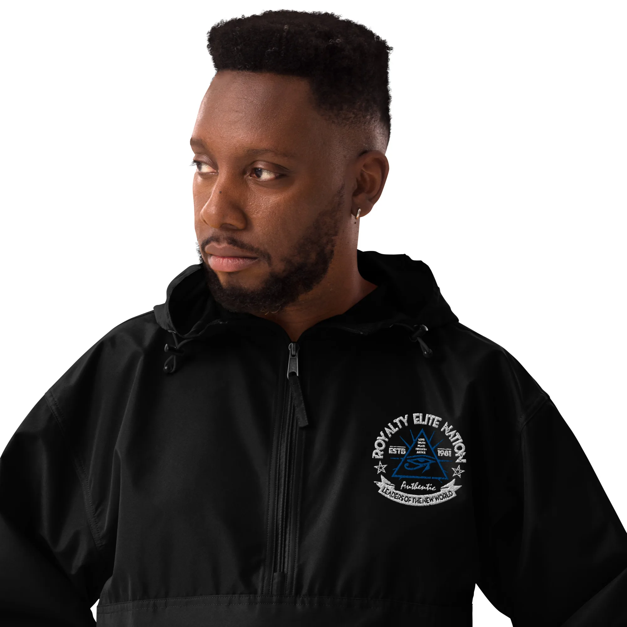 Embroidered Champion Packable Jacket - Image 2